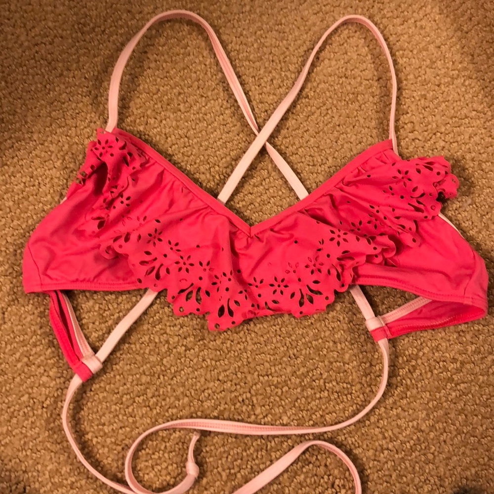 Abercrombie ruffle Bikini top